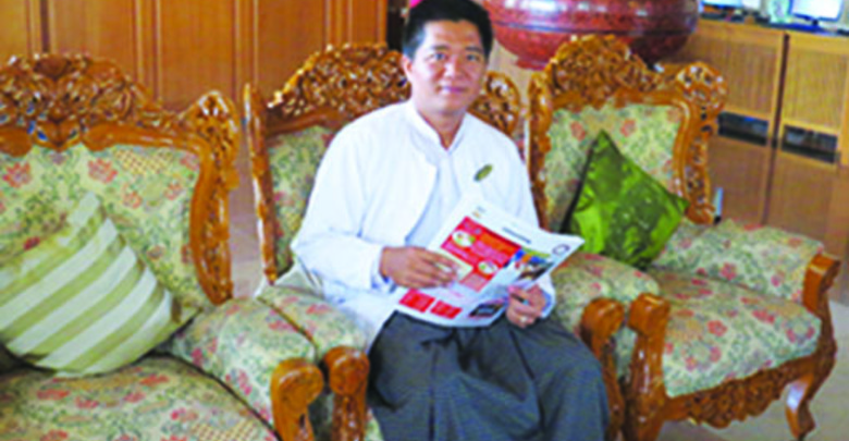 ◎ホテルのトップにモンユアの魅力をお聞きした U Kyaw Hein General Manager , Win Unity Resort Hotel, Monywa Nyaung u 出身, ビルマ族